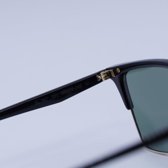?️ New Saint Laurent SL767 001 Sunglasses - Shiny Black/Gold Frame main image 4